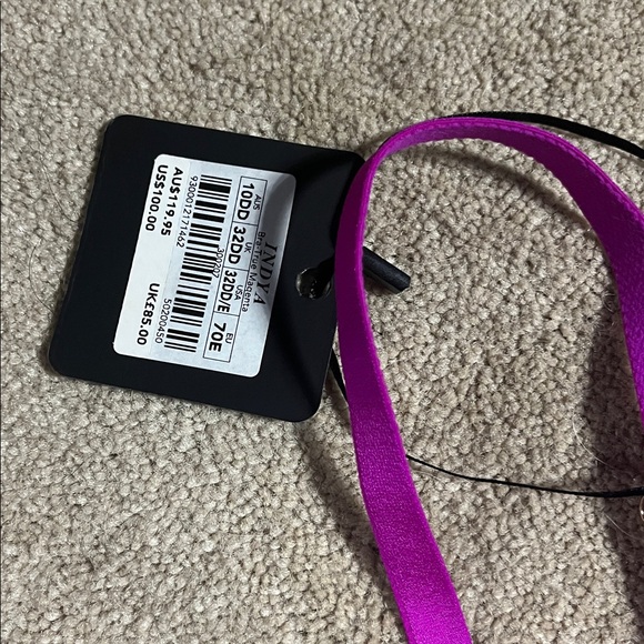 Honey Birdette indya magenta Fuchsia Bra 32DD nwt - Picture 2 of 5